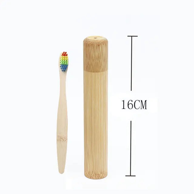 Bamboo Toothbrush Set