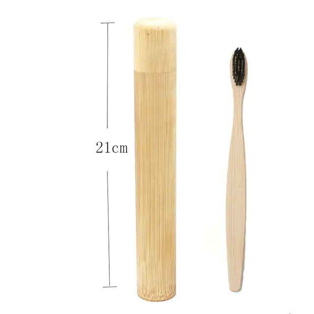 Bamboo Toothbrush Set