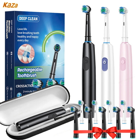 Deep Clean Electric Toothbrush + Extras